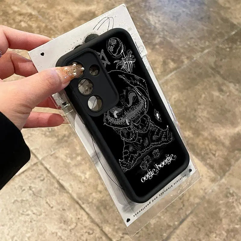 Soft Case for Samsung S26 S23 Ultra S24 plus S25 S22 Shockproof Drop Protection Rugged Durable Oogie Boogie Advanced Fashion Gift Silicone Cover