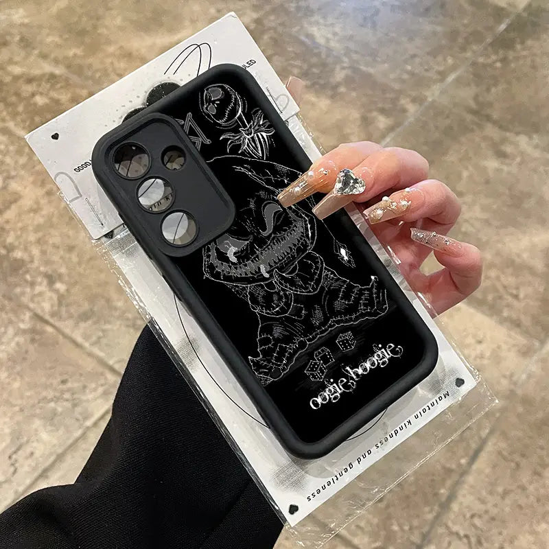 Soft Case for Samsung S26 S23 Ultra S24 plus S25 S22 Shockproof Drop Protection Rugged Durable Oogie Boogie Advanced Fashion Gift Silicone Cover