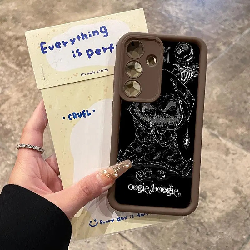 Soft Case for Samsung S26 S23 Ultra S24 plus S25 S22 Shockproof Drop Protection Rugged Durable Oogie Boogie Advanced Fashion Gift Silicone Cover
