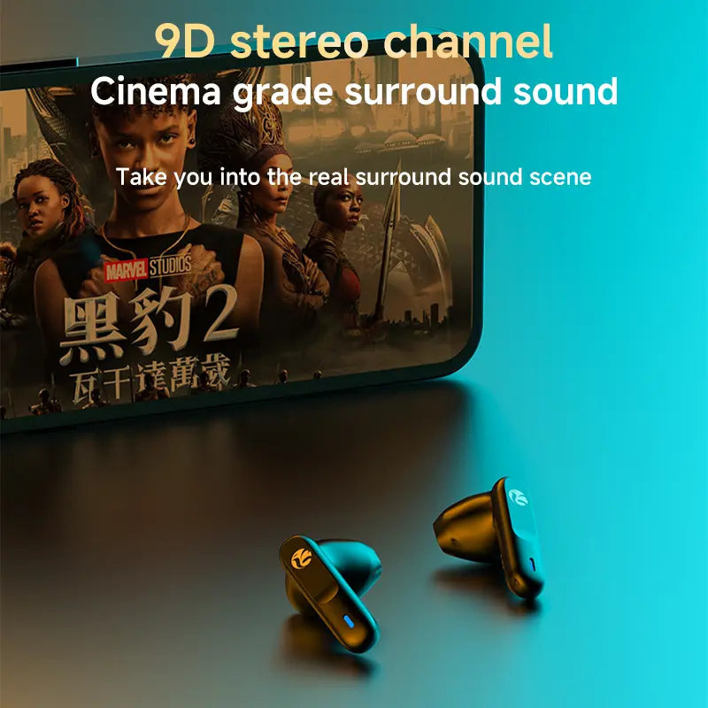 Sports Car Design Wireless Earbuds 2026 Flagship Model 9Dstereo Sound Hifi Audio Bluetooth 5.4 32H Playtime Headset Cancellation Headphone Earphones