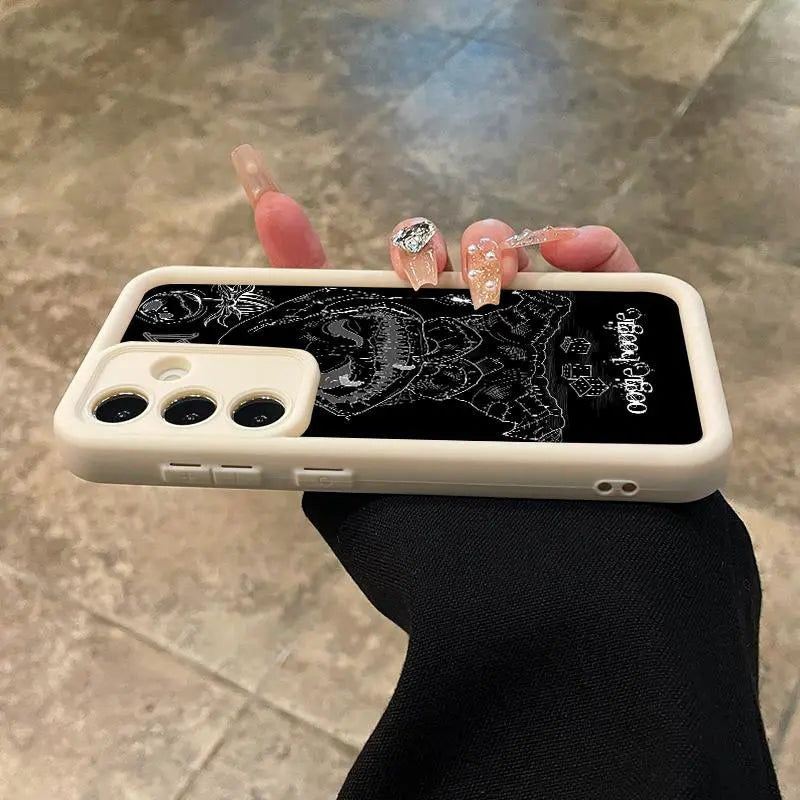 Soft Case for Samsung S26 S23 Ultra S24 plus S25 S22 Shockproof Drop Protection Rugged Durable Oogie Boogie Advanced Fashion Gift Silicone Cover